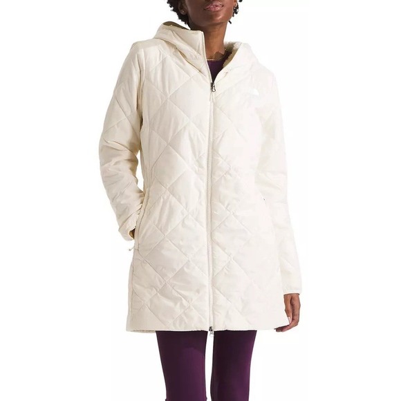 The North Face Jackets & Blazers - The North Face Women's Shady Glade Insulated Parka White Dune Large NWT